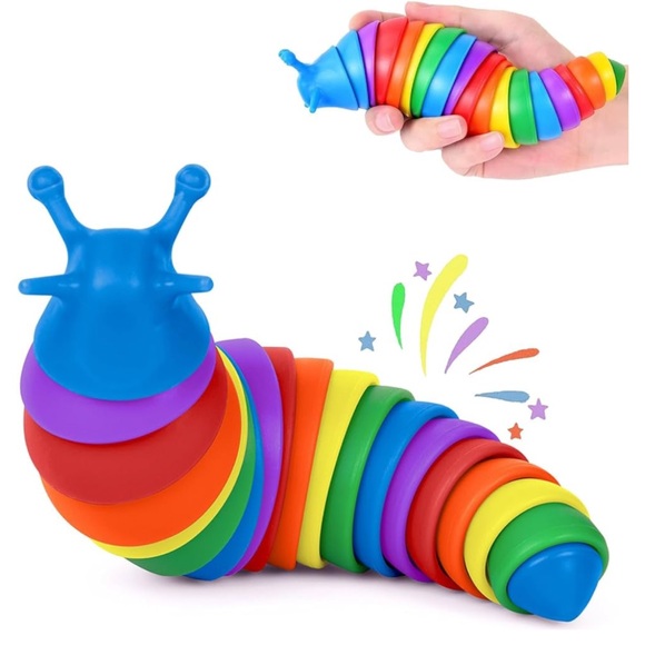 Fidget Slug, Sensory Slug Fidget Toys for Autistic Kids & Adults - Picture 1 of 5